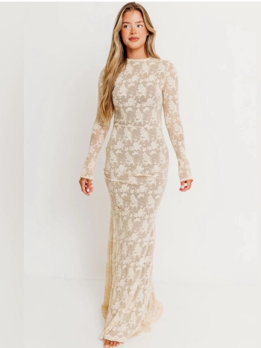 Worth Collective Seraphine Lace Maxi Dress